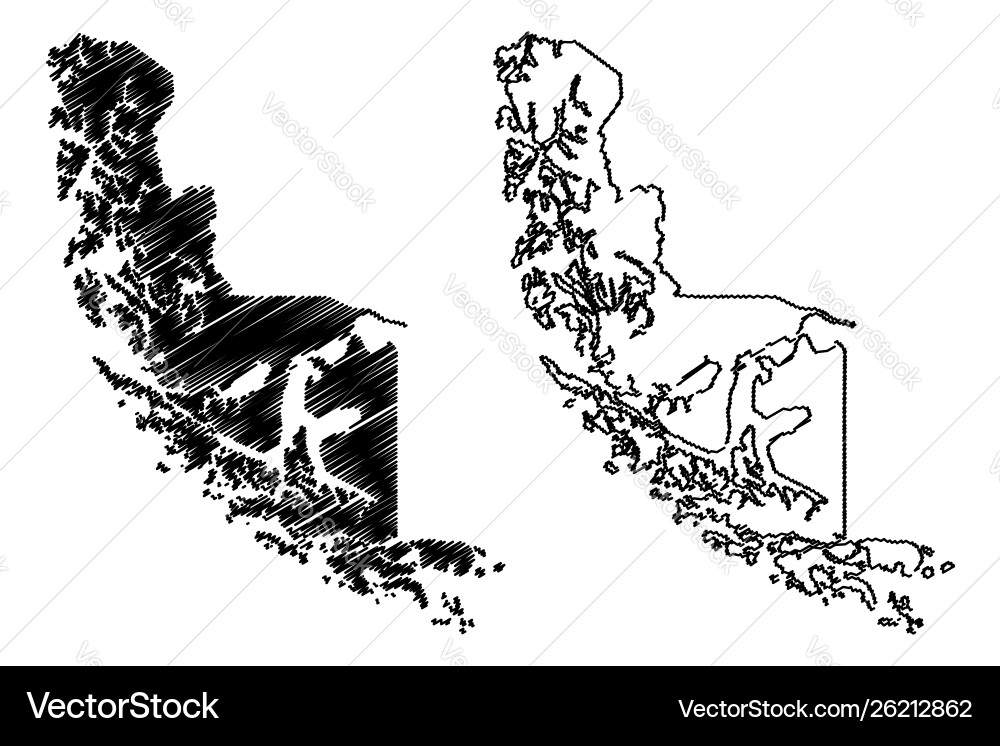 Magallanes region republic chile Magallanes region republic chile vector image