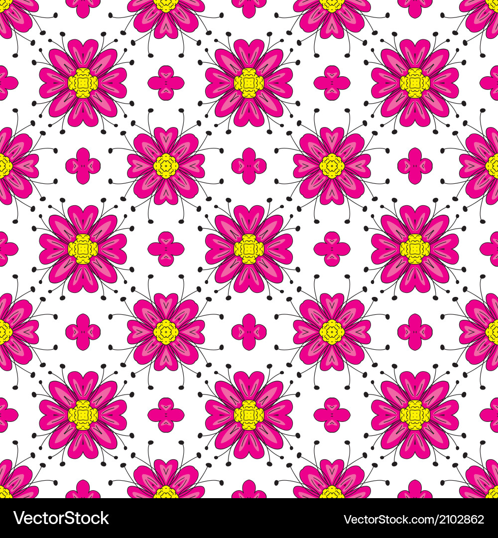 Seamless pattern vector image