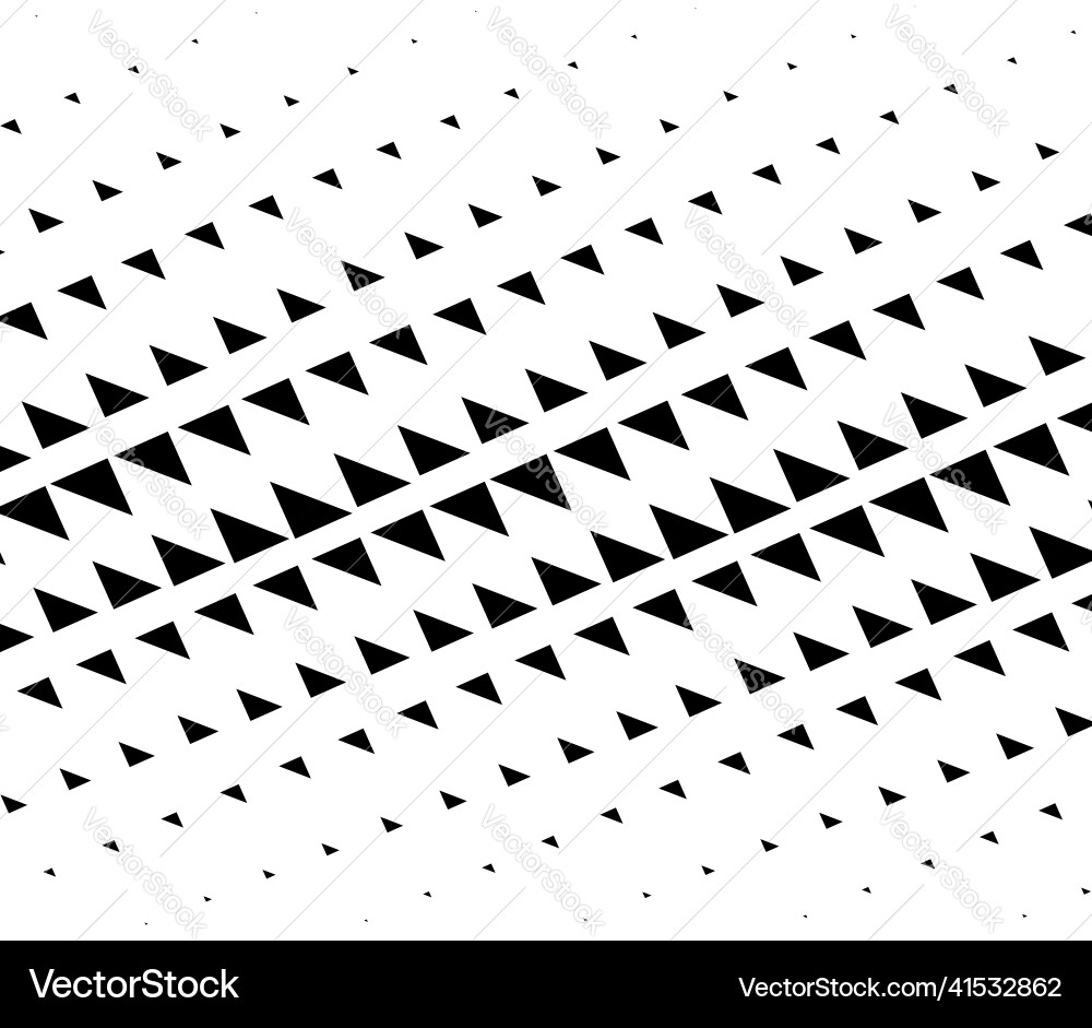 Triangle halftone texture pattern geometric Triangle halftone texture pattern geometric vector image
