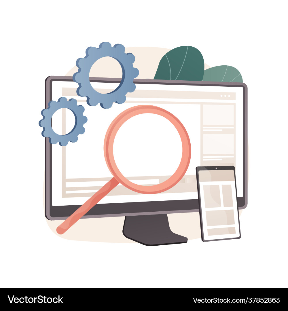 Copy optimization abstract concept Copy optimization abstract concept vector image