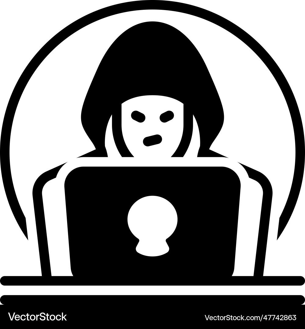 Hacker vector image