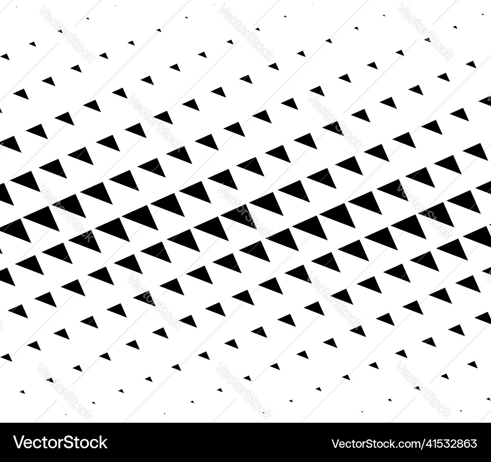 Triangle halftone texture pattern geometric Triangle halftone texture pattern geometric Vector Image