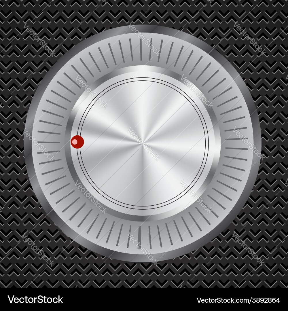 Control button vector image