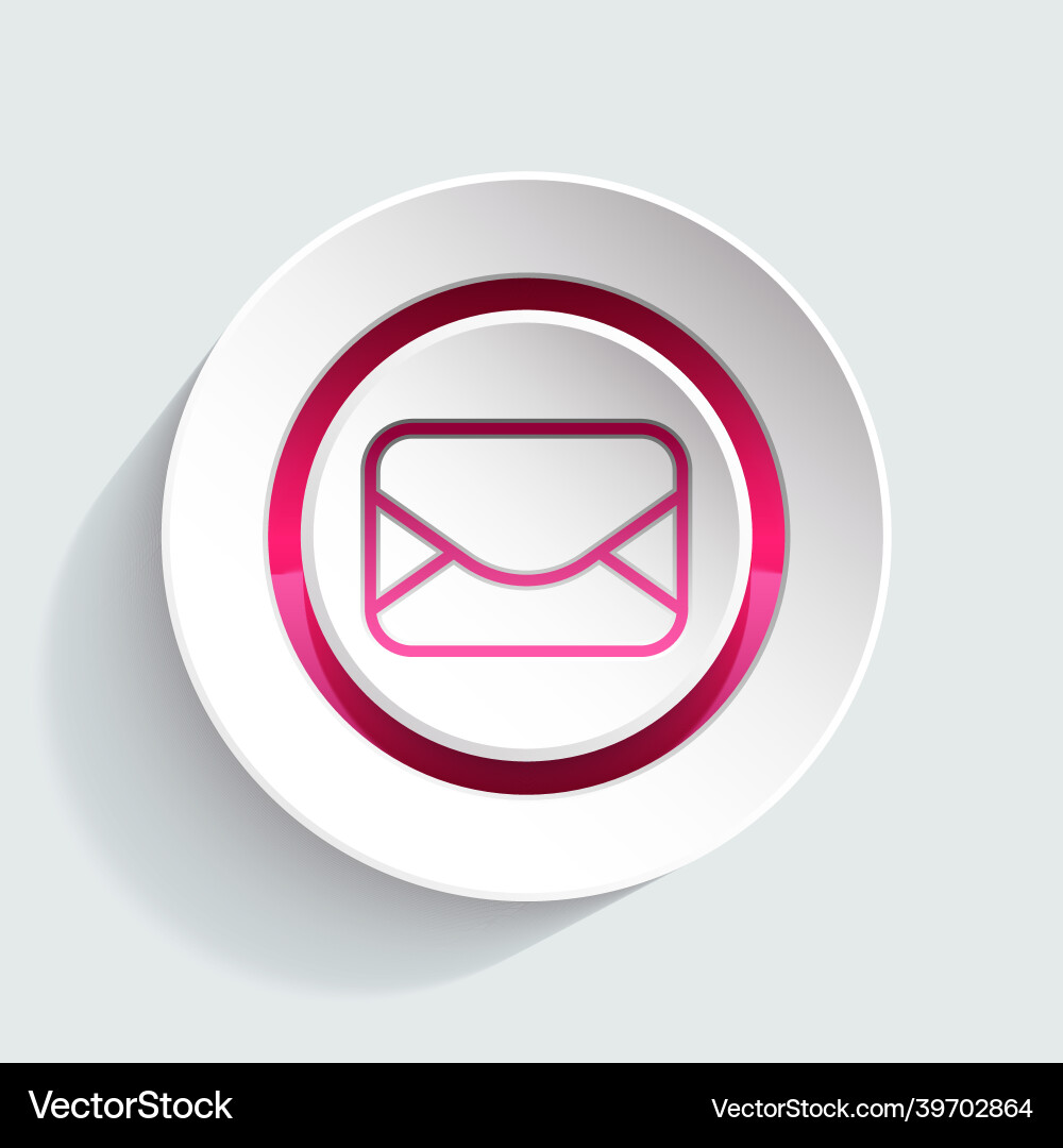 Message icon design element for your website app Message icon design element for your website app vector image