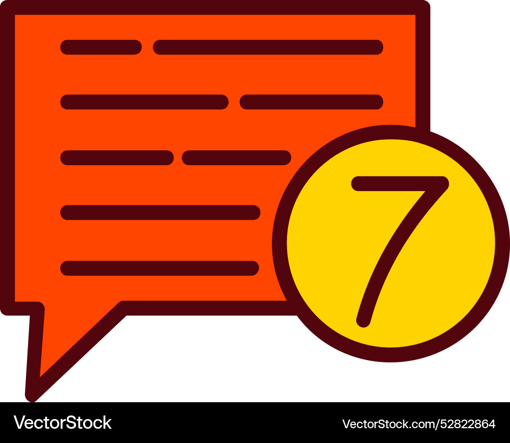 Message icon design Vector Image