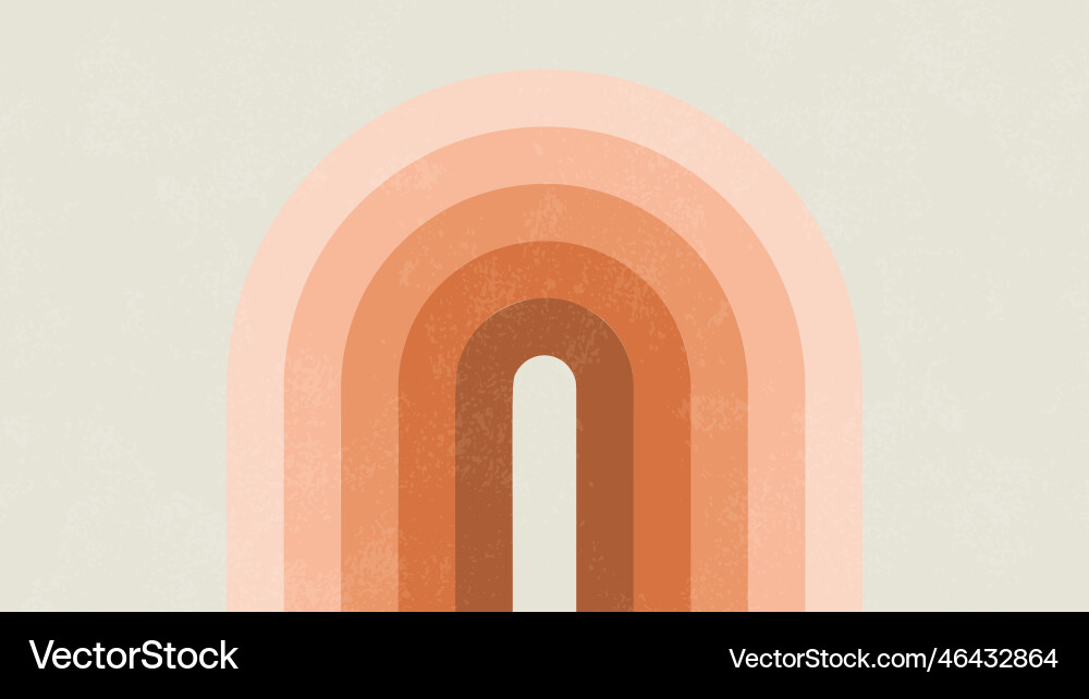 Retro Color Line Background vector image