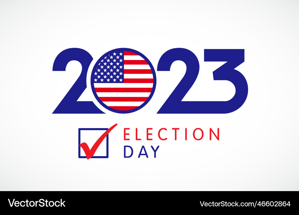 USA Election Day 2024 Vector Image