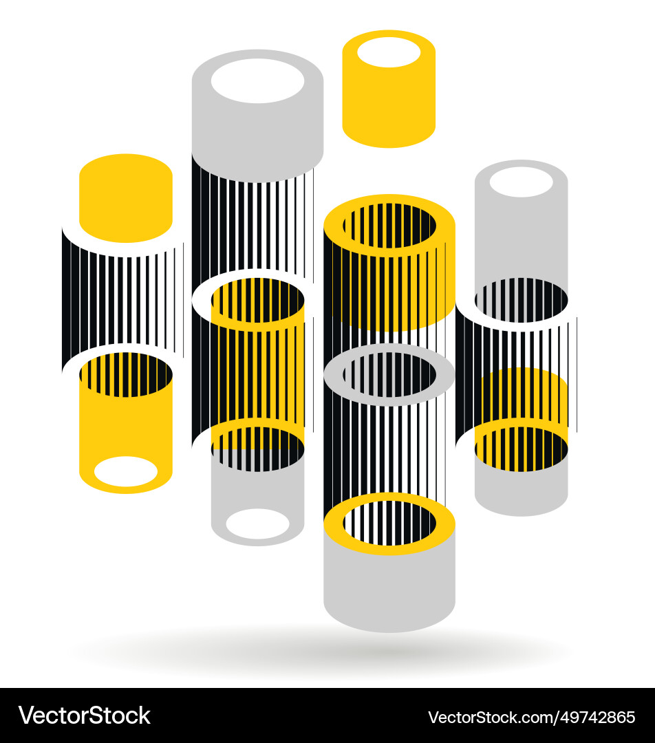 Abstract modern architecture geometric background Abstract modern architecture geometric background vector image