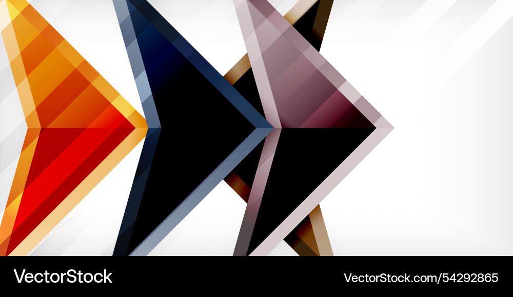 Arrows with 3d effect abstract background Arrows with 3d effect abstract background Vector Image