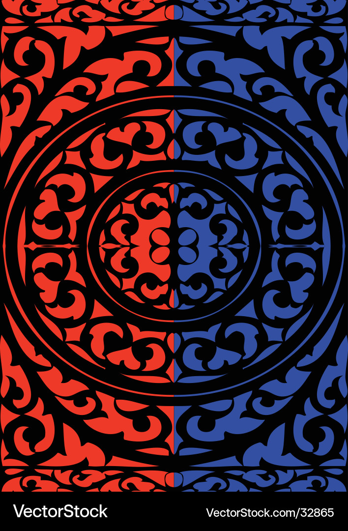 Art nouveau lattice Vector Image