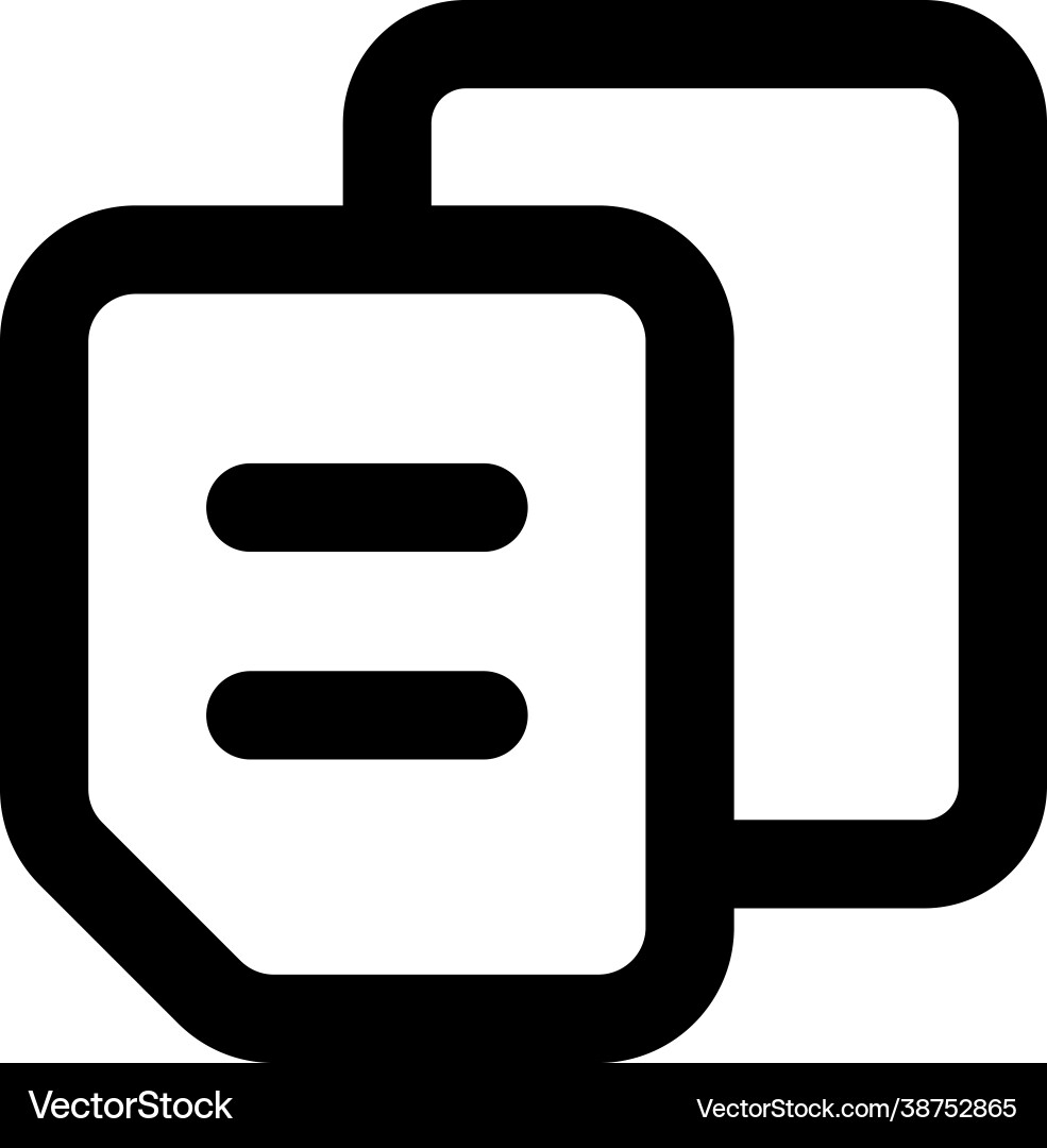 Files Vector Image