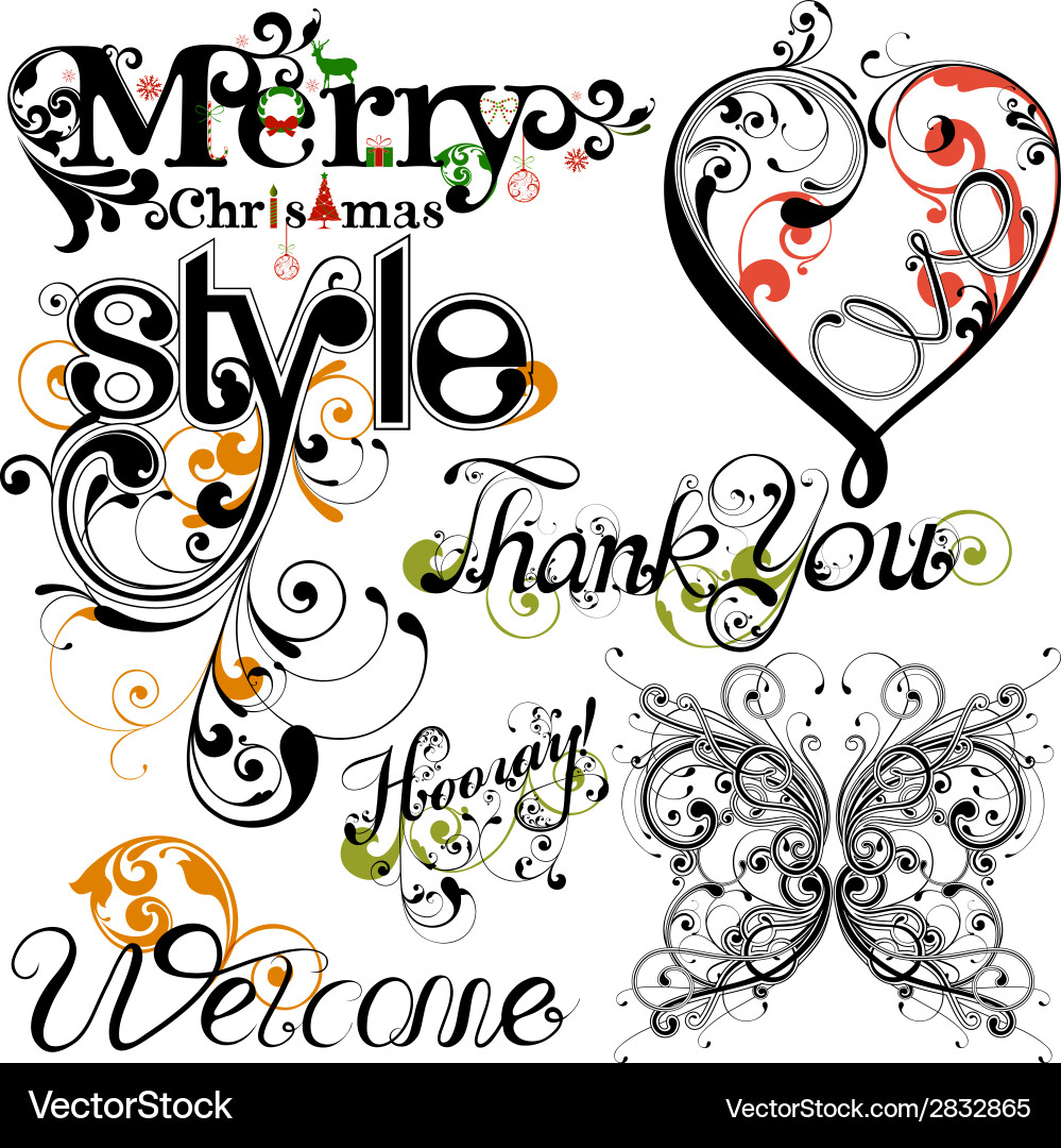 Floral and decorative background Vector Image