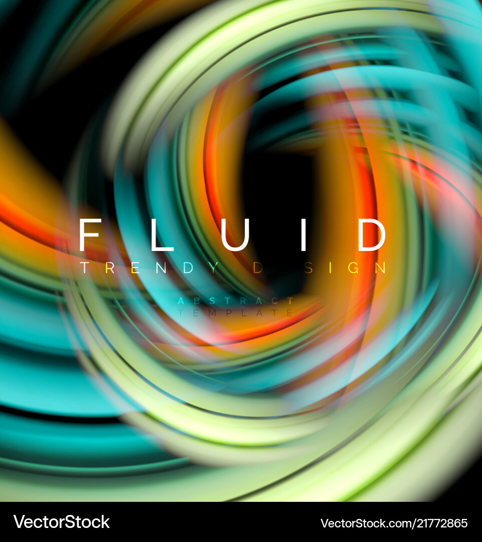 Fluid smooth wave abstract background flowing Fluid smooth wave abstract background flowing Vector Image
