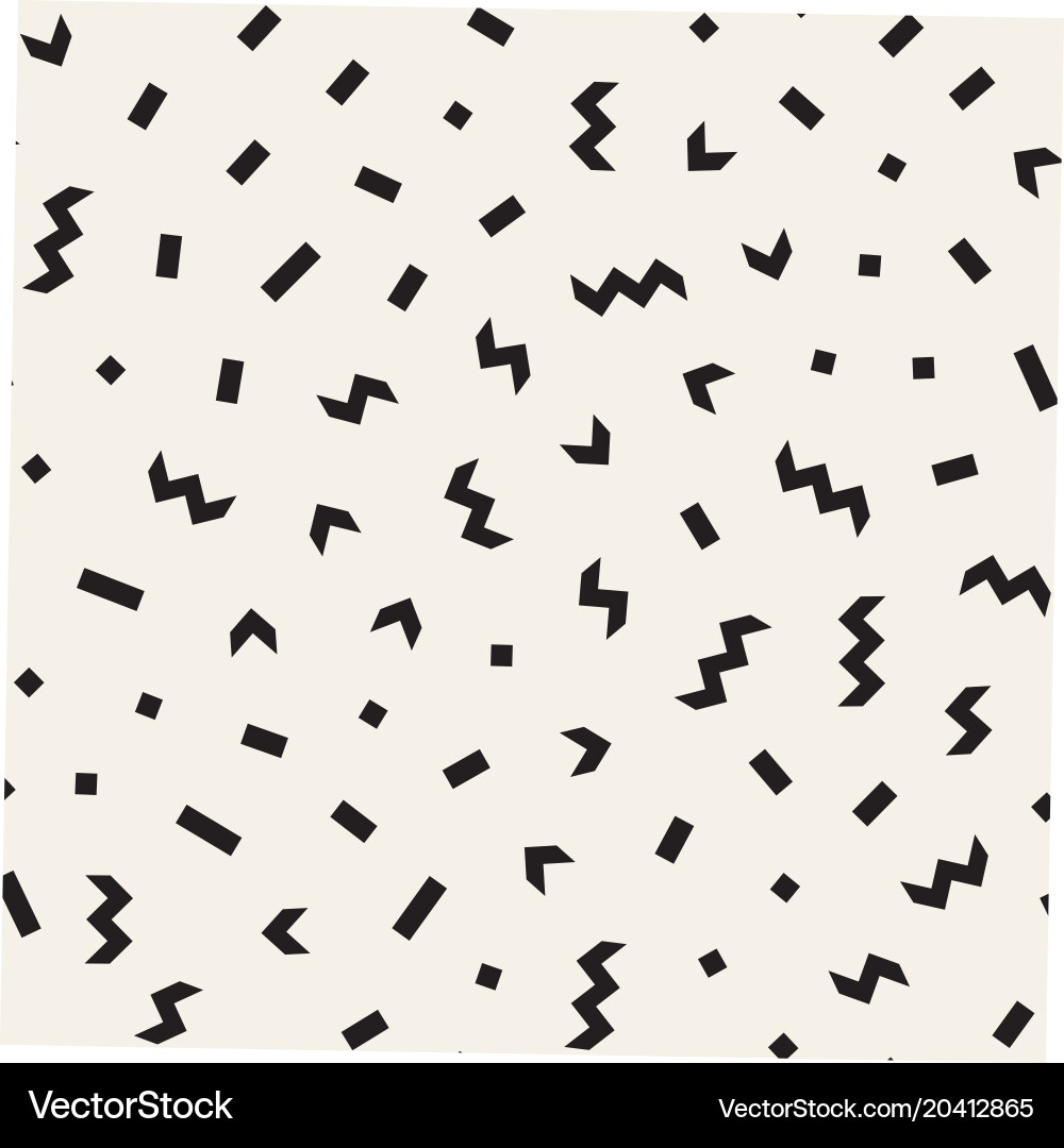 Seamless abstract geometric pattern in retro vector image