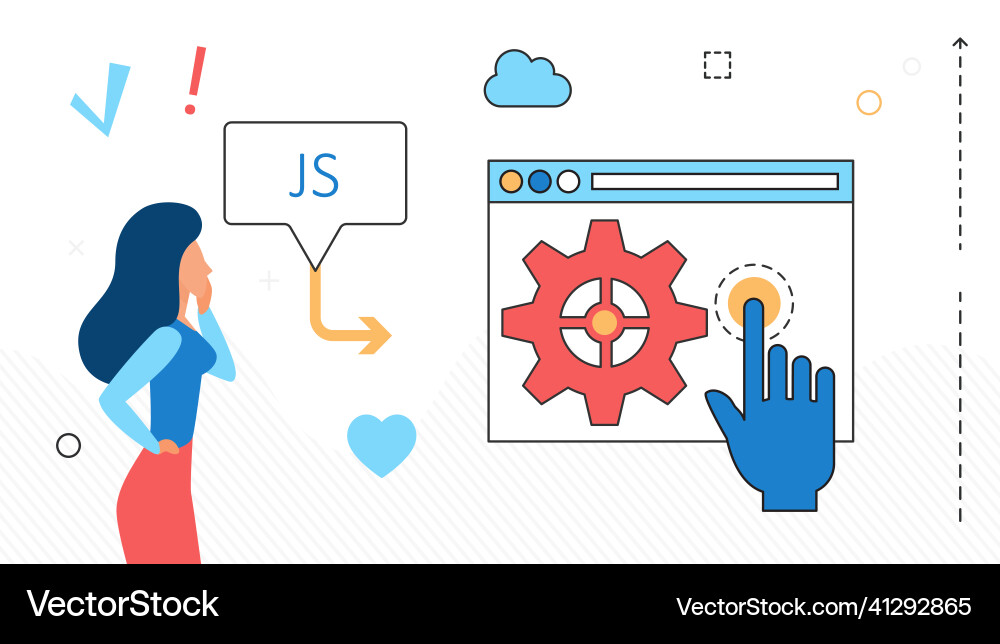 Website management optimization improving settings vector image
