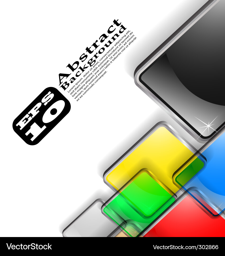 Abstract color background eps vector image