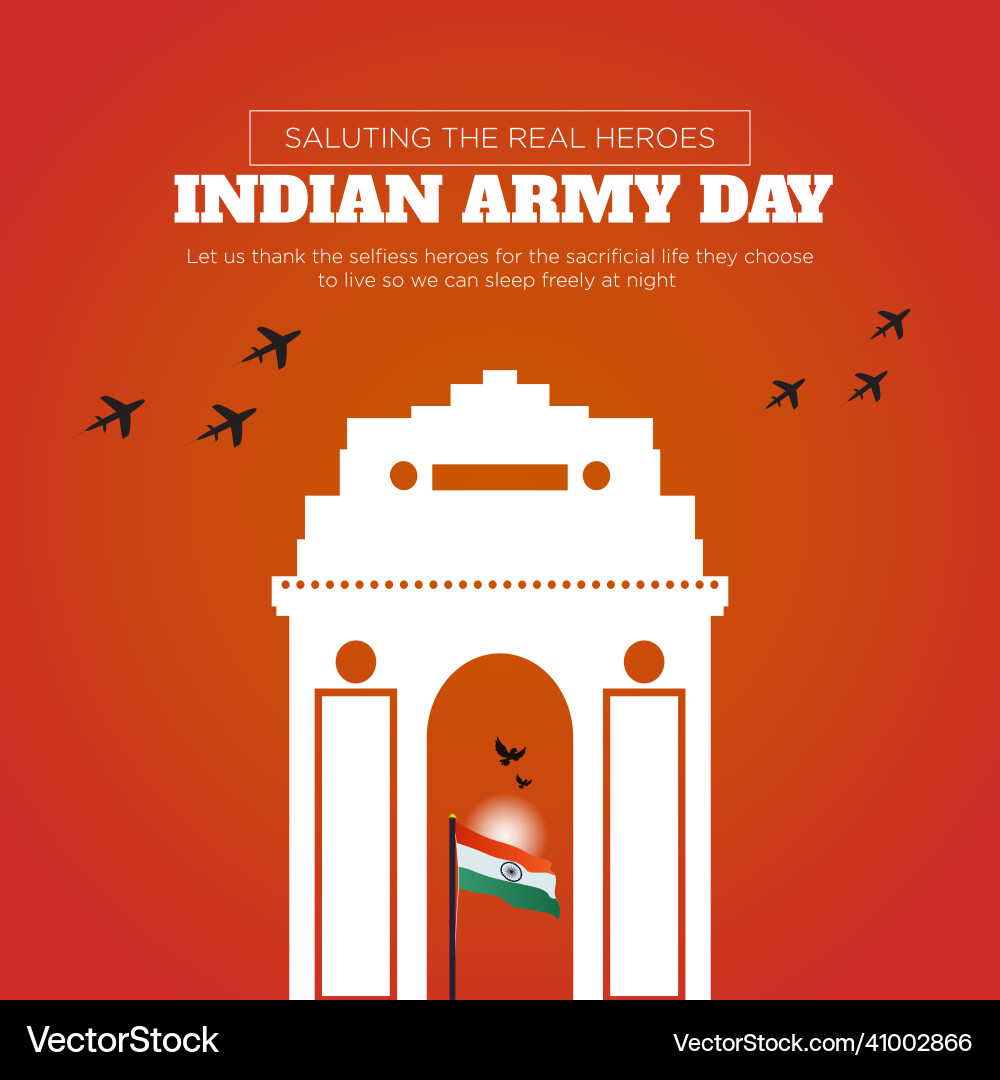 Banner Design der indischen Armee Tag Banner Design der indischen Armee Tag vektorbild