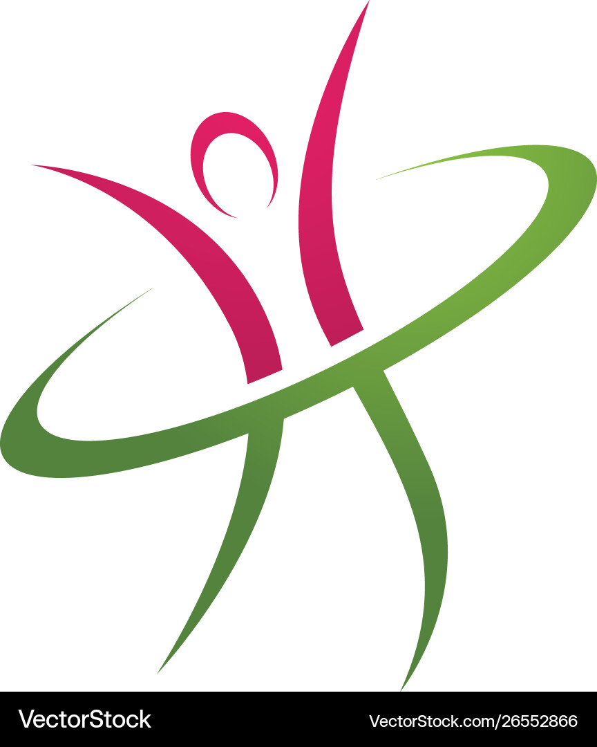 Gesundes Leben Logo Vorlage Symbol Gesundes Leben Logo Vorlage Symbol vektorbild