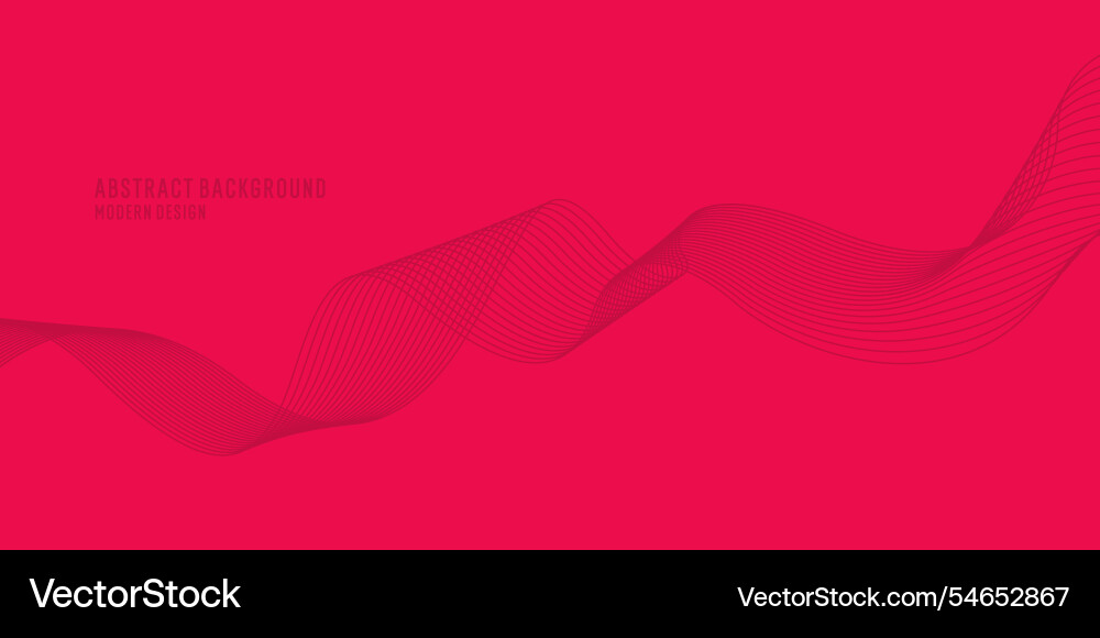 Beautiful background with flowing lines abstract vector image