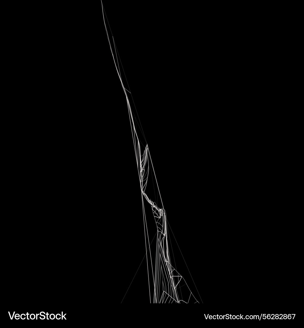 Cobweb frame part on dark background hanging Cobweb frame part on dark background hanging vector image