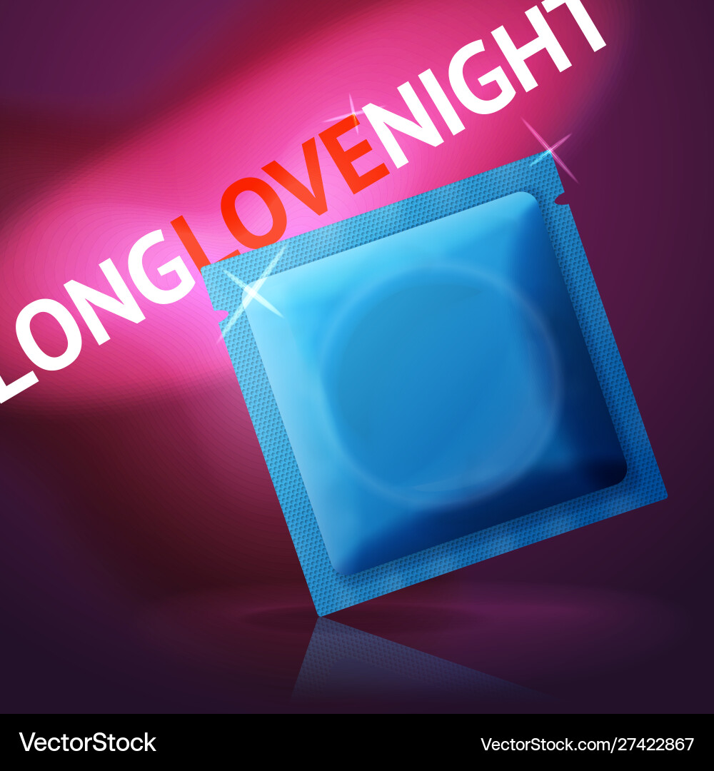 Condom template for design and branding Condom template for design and branding vector image