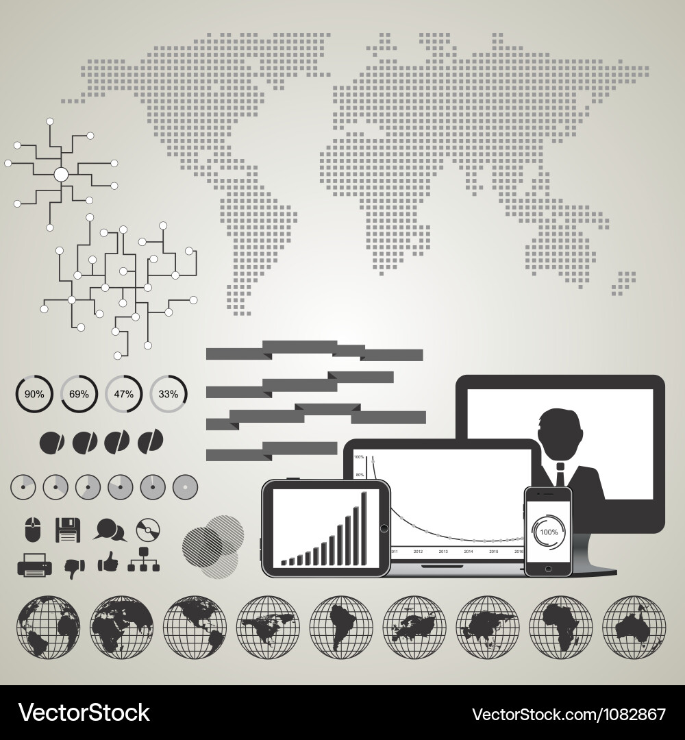 Infographics Royalty Free Vector Image - VectorStock