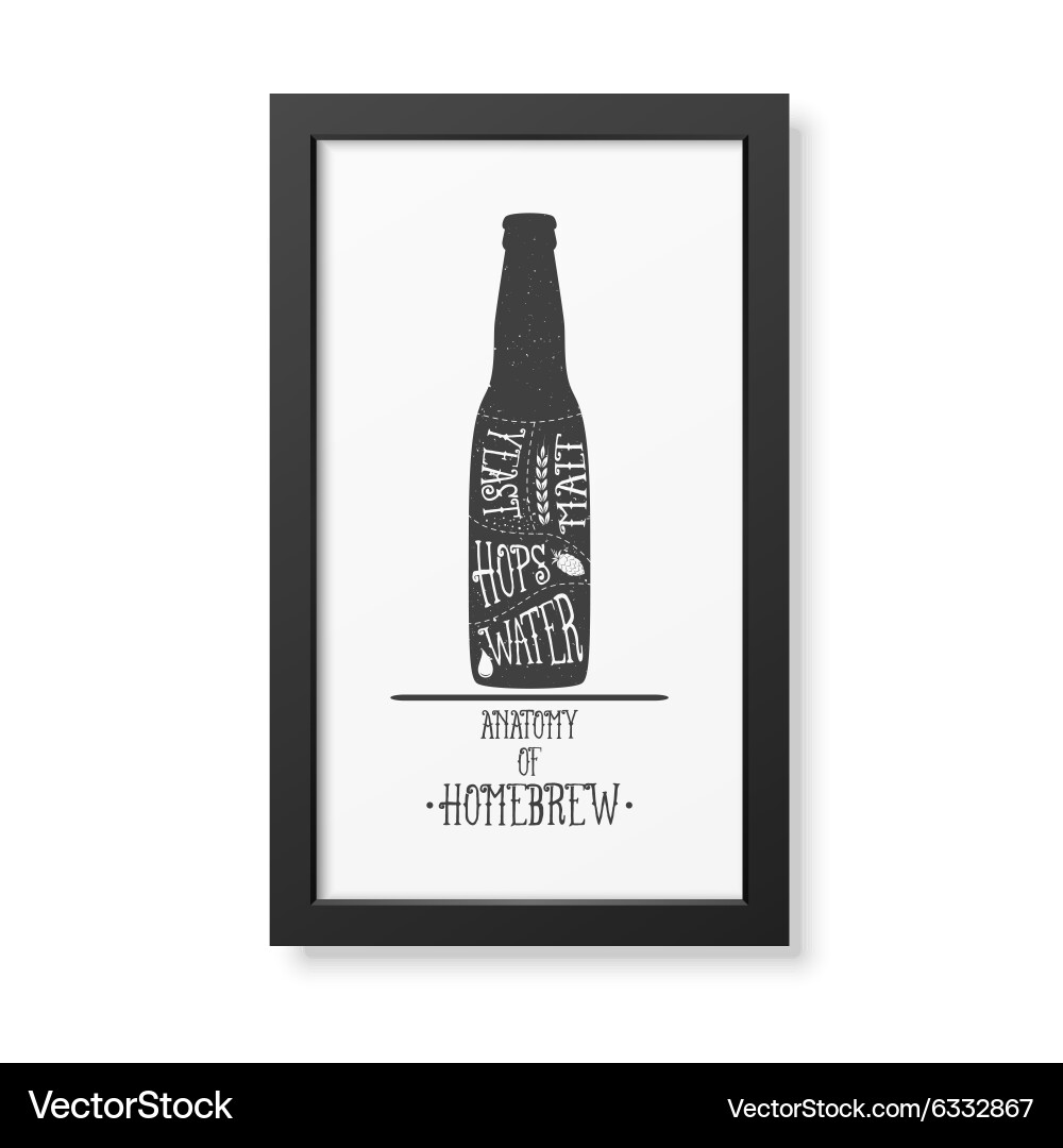Typographical background in the realistic square vector image
