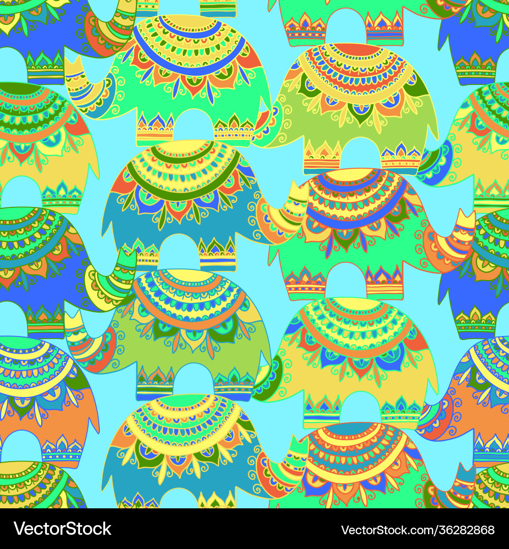Seamless colorful pattern lined Vector Image