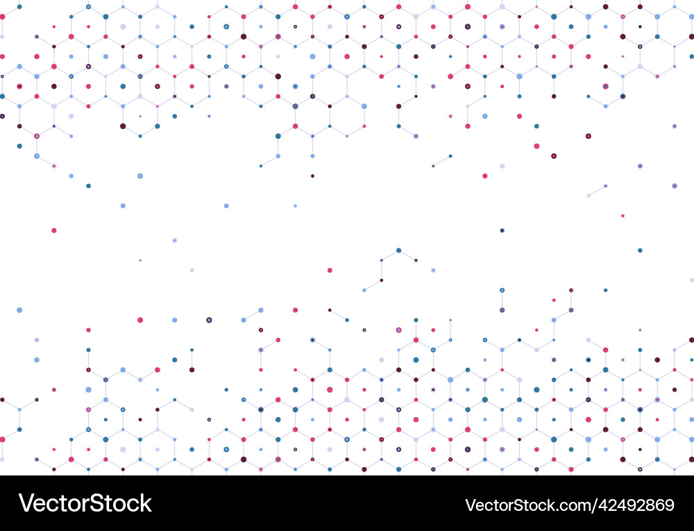 Modern abstract geometric pattern hexagon Modern abstract geometric pattern hexagon vector image