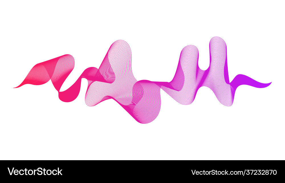 Abstract backdrop with colorful wave gradient Abstract backdrop with colorful wave gradient vector image