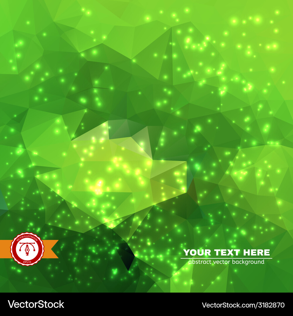 Abstract colorful triangles background vector image