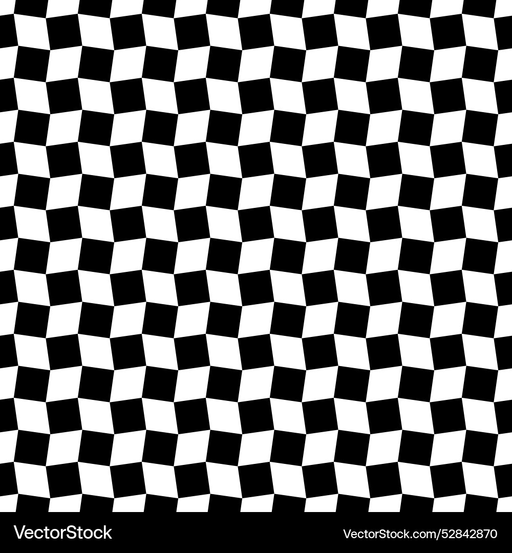 Abstract seamless angled checkered pattern Vector Image