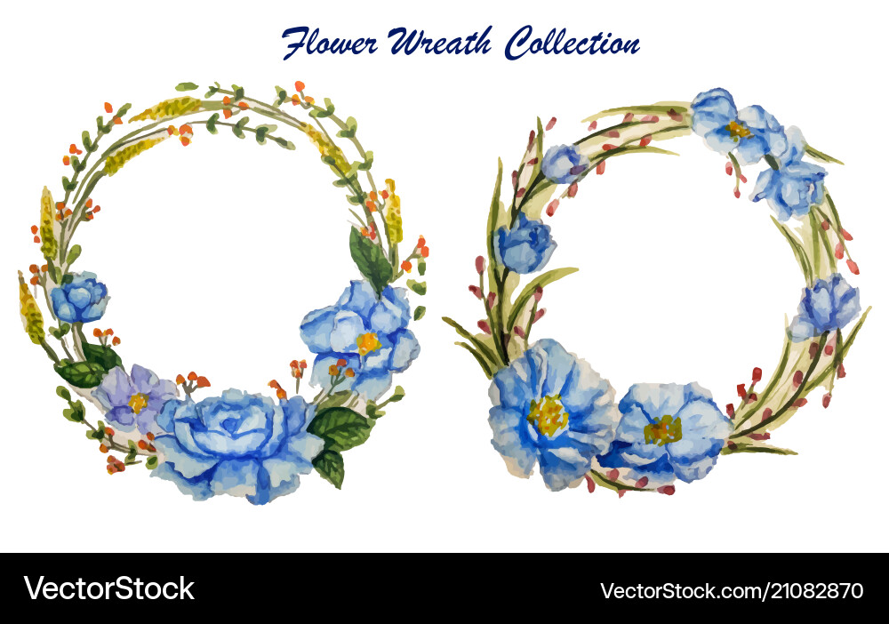 Graphic set with four beautiful floral Graphic set with four beautiful floral vector image