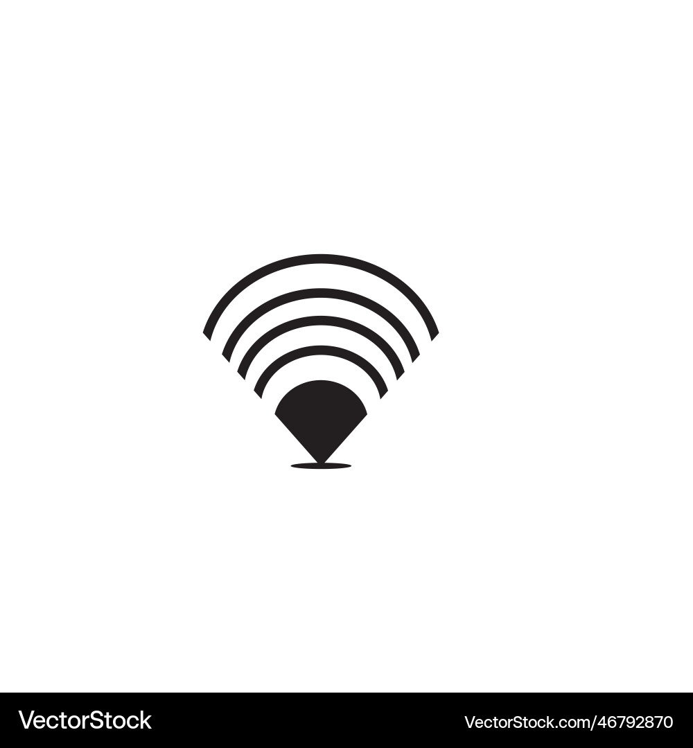 Internet location simple logo design abstract Internet location simple logo design abstract Vector Image