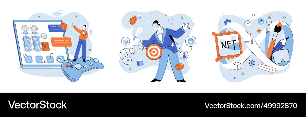Web 3 blockchain technology ensures transparency Web 3 blockchain technology ensures transparency vector image