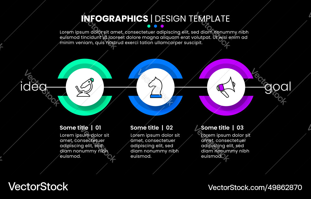 Workflow Infographic Template vector image