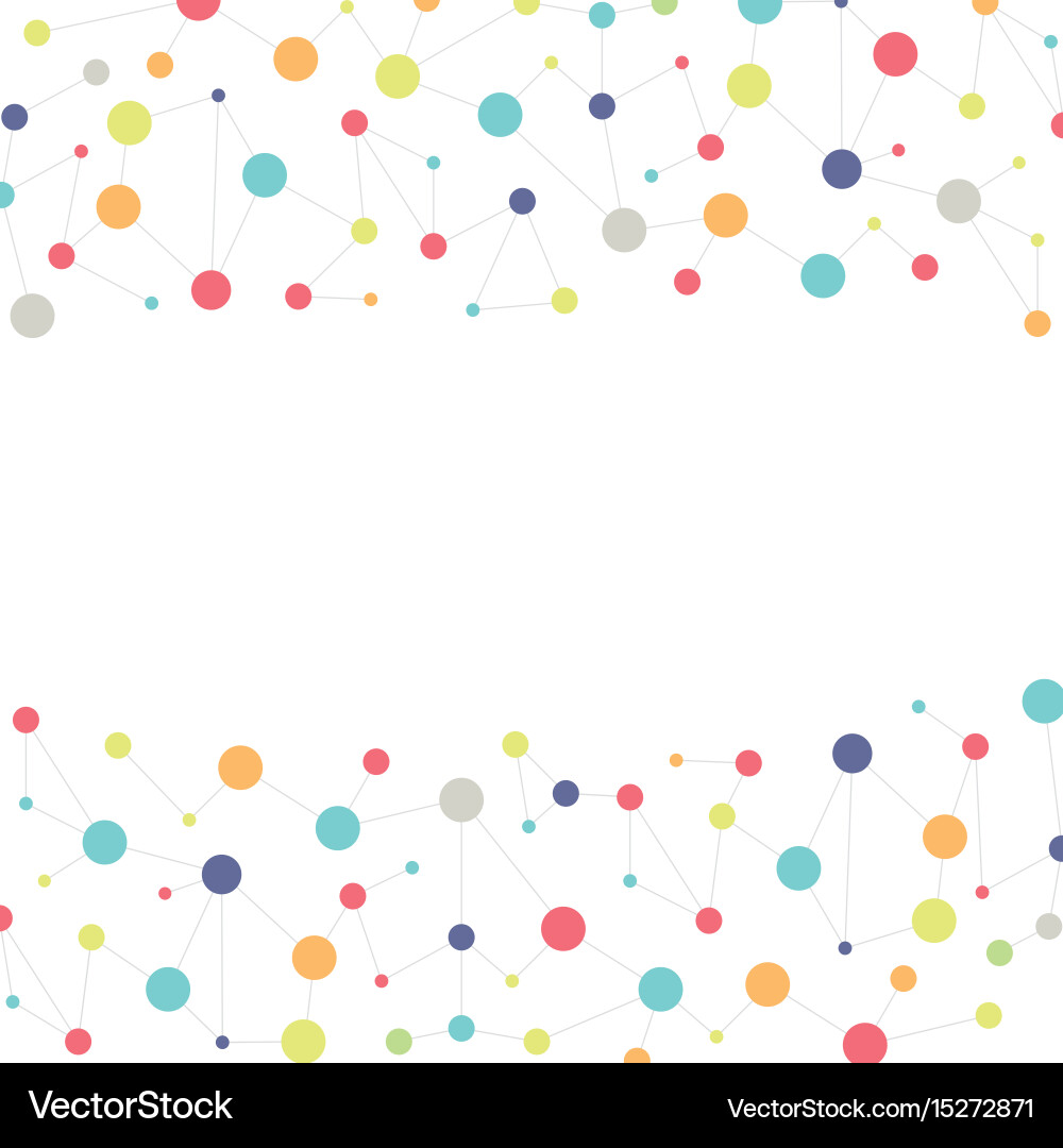 Abstract Network Technology Background Vector Image