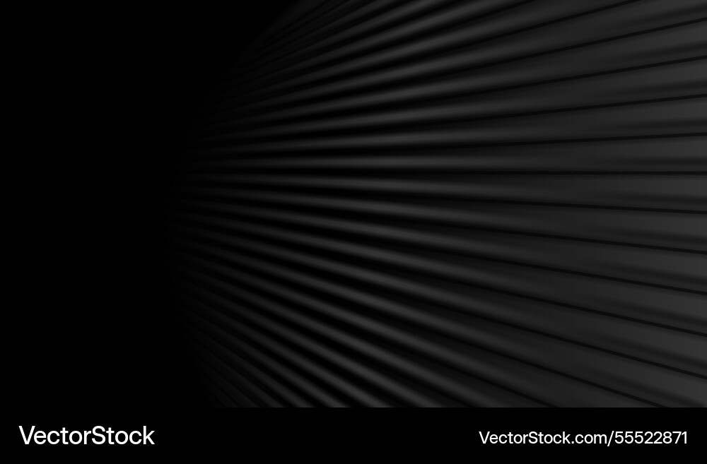 Black minimal smooth lines abstract futuristic Black minimal smooth lines abstract futuristic vector image