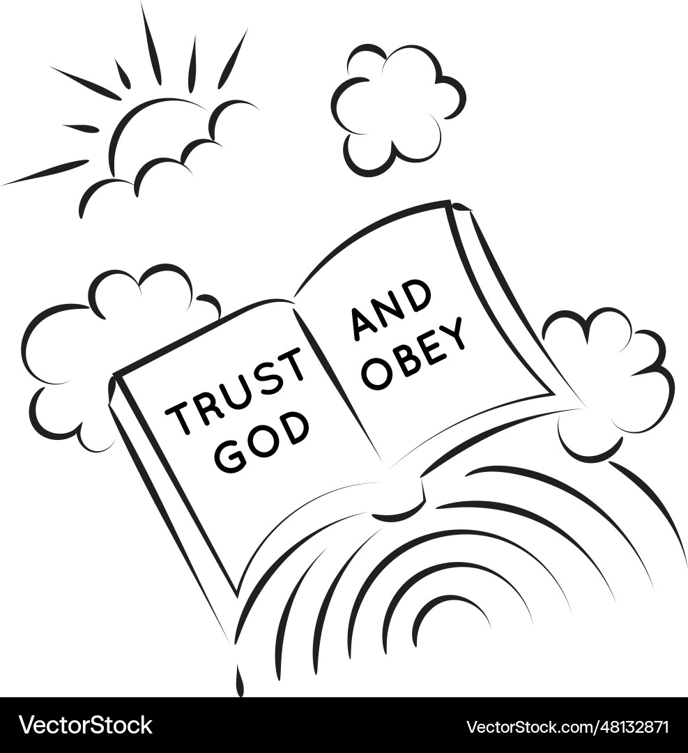 Christian symbol design for print Vector Image