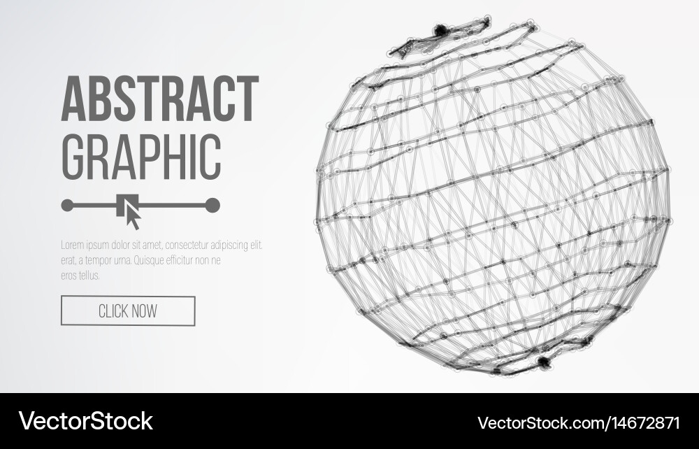 Digitally generated image big data complex vector image