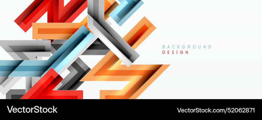 Line zig zag dynamic geometric abstract background Line zig zag dynamic geometric abstract background vector image
