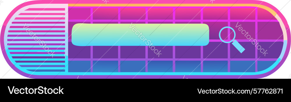 Modern search bar with abstract background uiux Vector Image