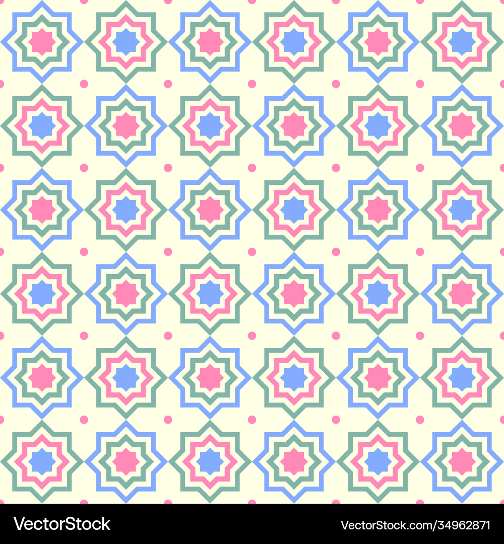 Seamless geometric abstract patterns Vector Image