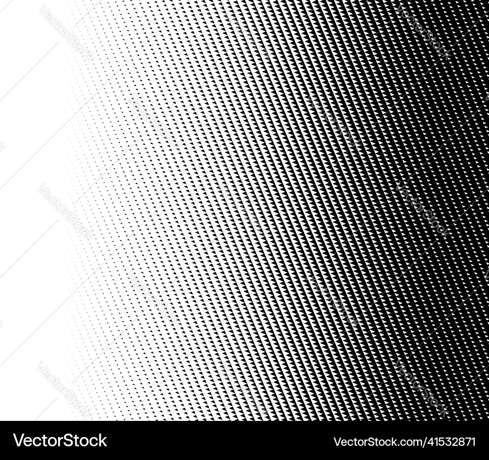 Triangle halftone texture pattern geometric Triangle halftone texture pattern geometric vector image