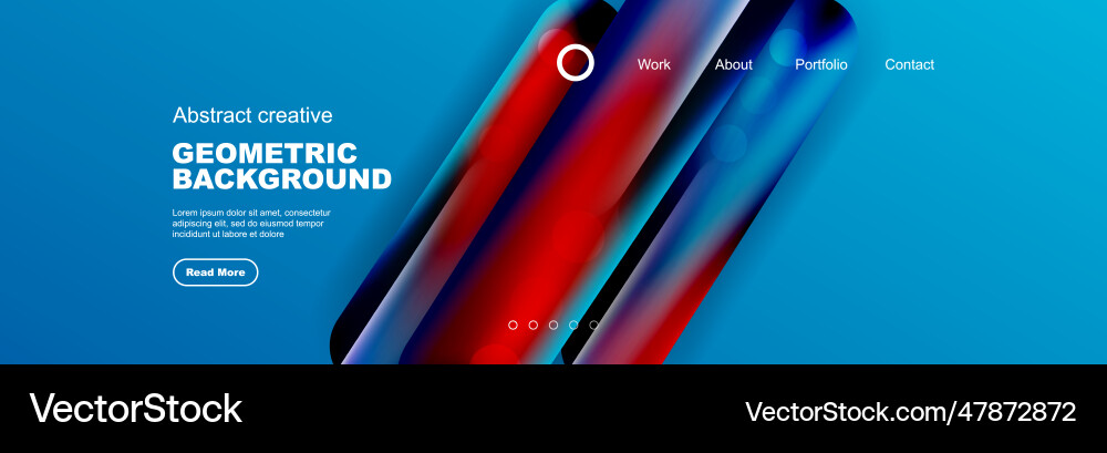 Abstract background for your landing page design Abstract background for your landing page design vector image