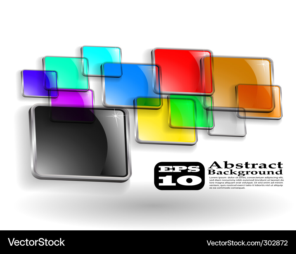 Abstract color background eps Vector Image