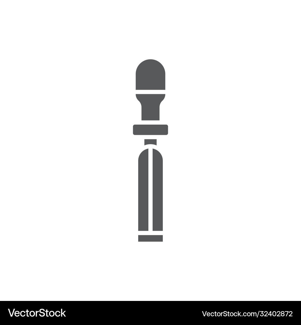 Carpenter chisel icon symbol isolated on white Carpenter chisel icon symbol isolated on white vector image