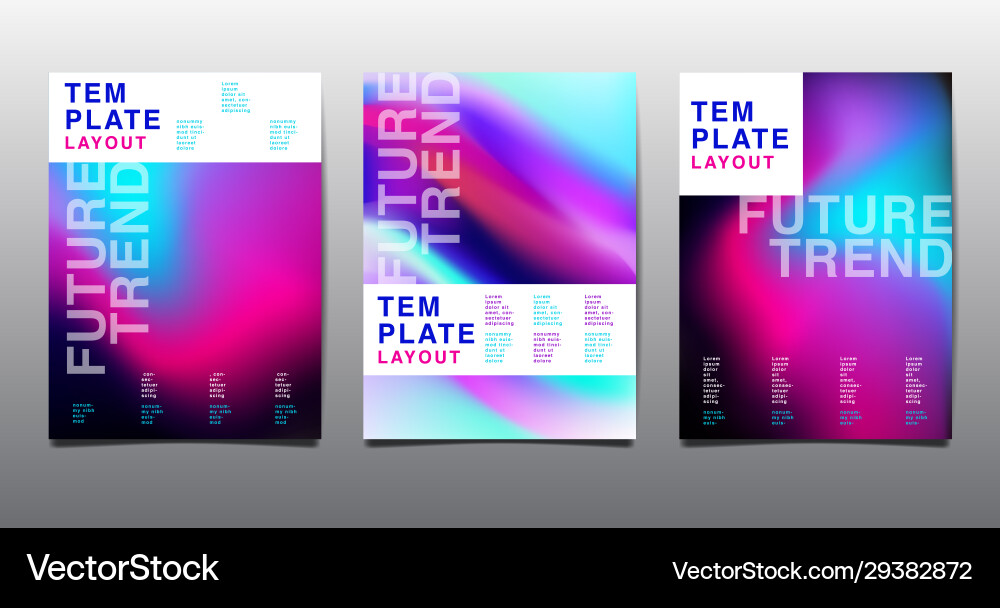 Design layout bright color background gradient vector image