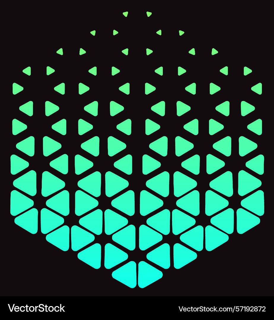 Geometric triangular pattern vector image