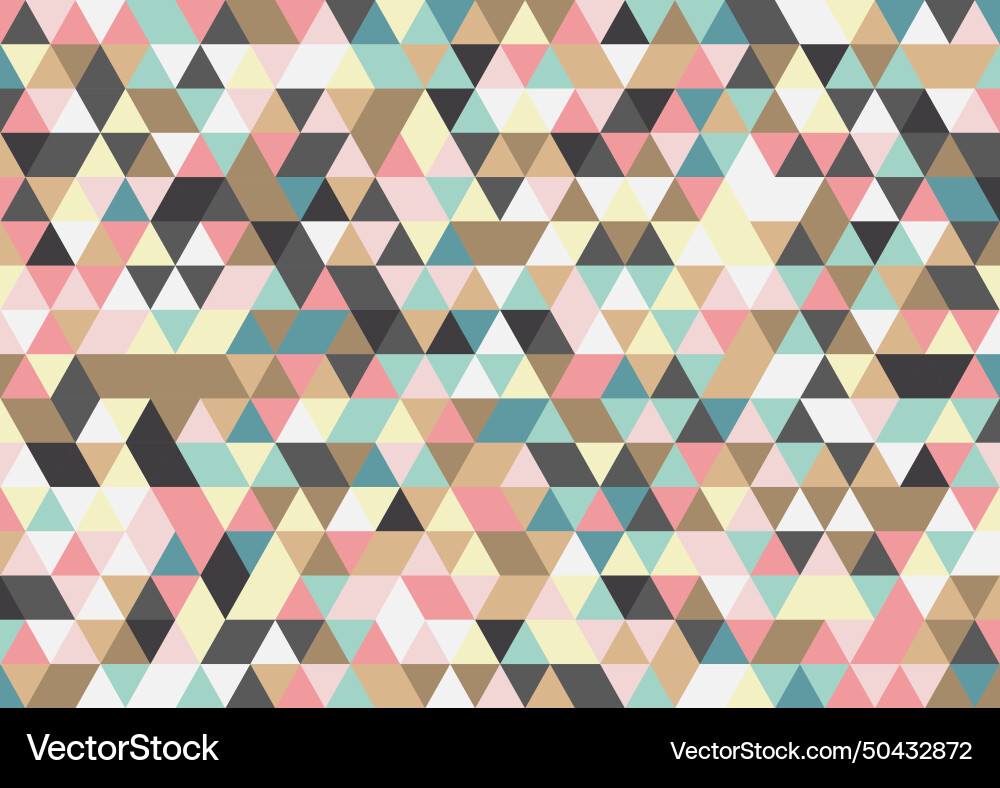 Scandi style low poly abstract background design vector image